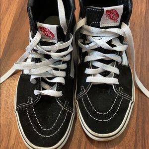 black vans off the wall high tops